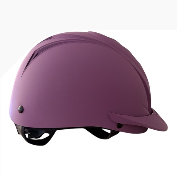 NEW Ovation Deluxe Schooler Riding Helmet Purple XXS/XS - Picture 4 of 9